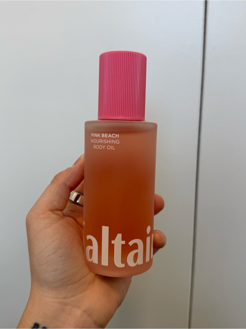 Sold New salt air pink beach body oil